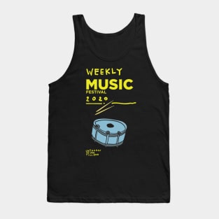 Weekly Music and drum Tank Top